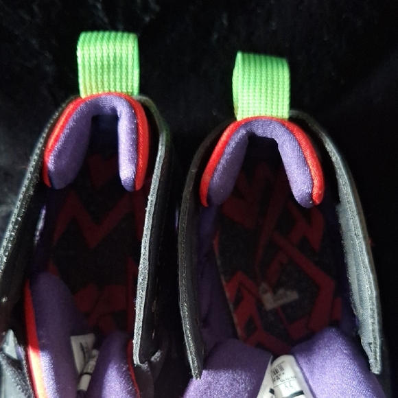 Jordan Kids Black and Red High-Top Sneakers - Picture 9 of 9